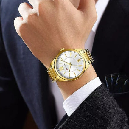 Unisex Ρολόι- Curren M8423 Gold