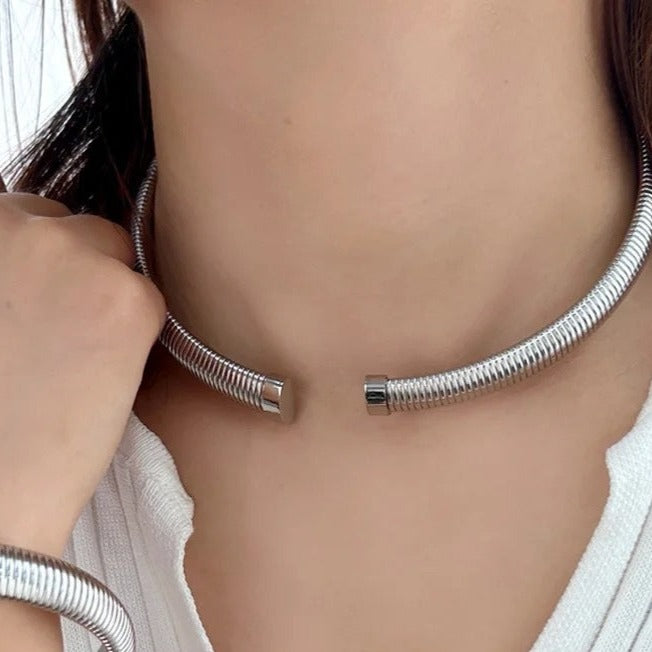 Γυναικείο Κολιέ Τσόκερ - Kyra Chocker( χρυσό, ασημί)