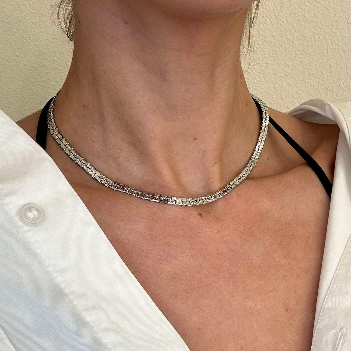 Ατσάλινη Αλυσίδα Λαιμού - Oster Necklace ( χρυσό, ασημί)