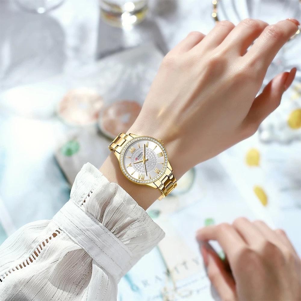 Γυναικείο Ρολόι - Curren C 9084L Gold White