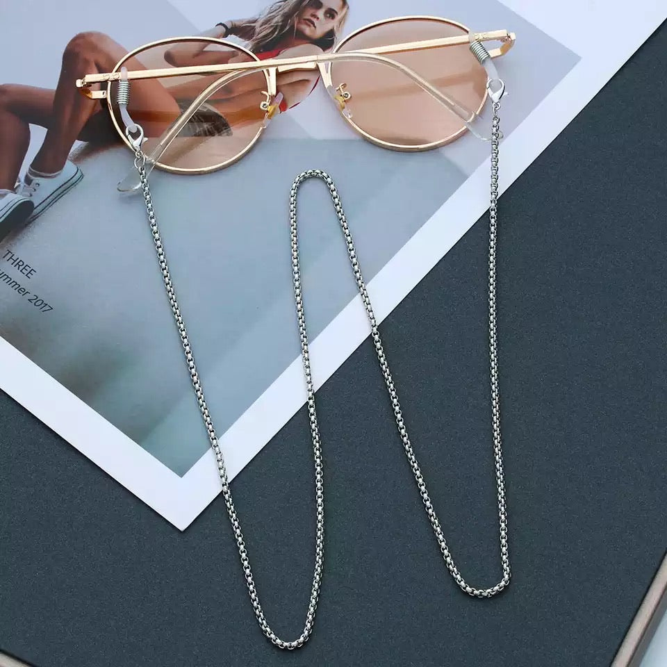 Ατσάλινη Αλυσίδα Γυαλιών - Sunglasses Chain Jonas II (χρυσό, ασημί)