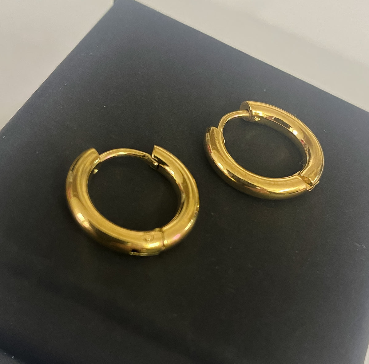 Ατσάλινα Σκουλαρίκια Κρίκοι - Hoops 15mm ( και χρώματα)