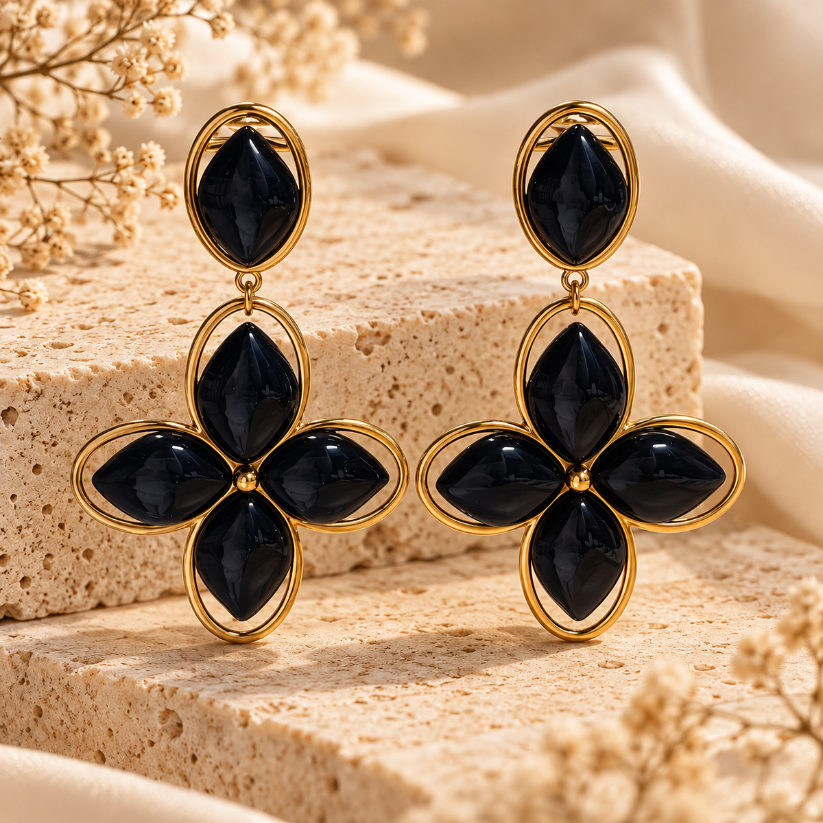 Γυναικεία Ατσάλινα Σκουλαρίκια -  Vejen Earrings