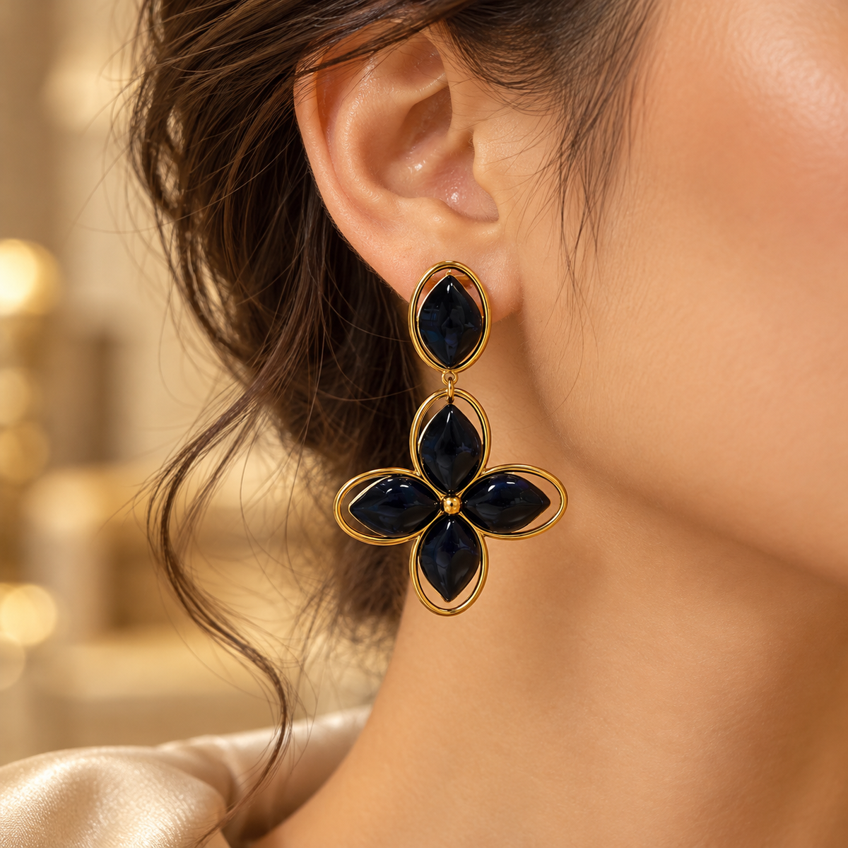 Γυναικεία Ατσάλινα Σκουλαρίκια -  Vejen Earrings