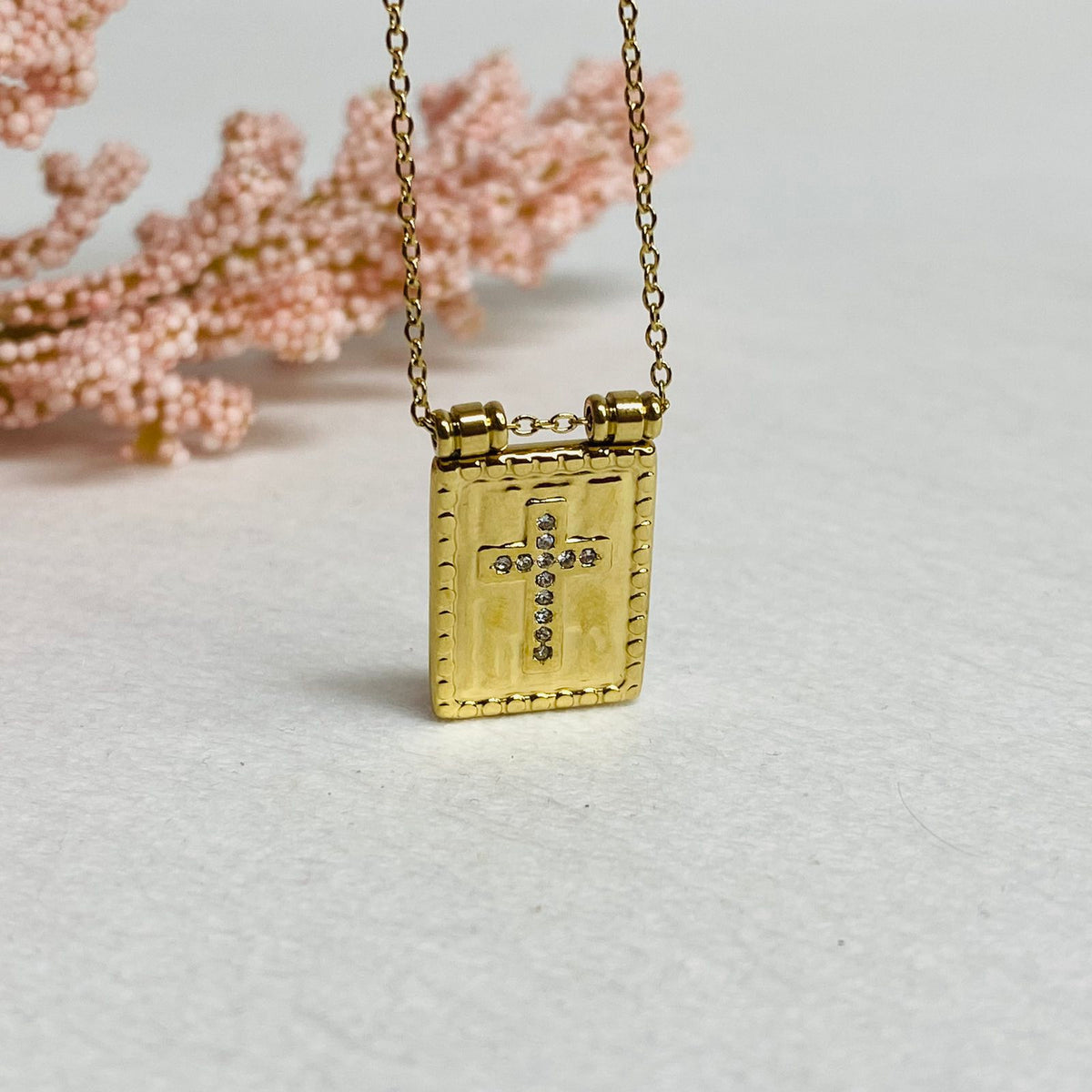 Ατσάλινο Κολιέ Κωνσταντινάτο  - Toro Necklace (χρυσό, ασημί)