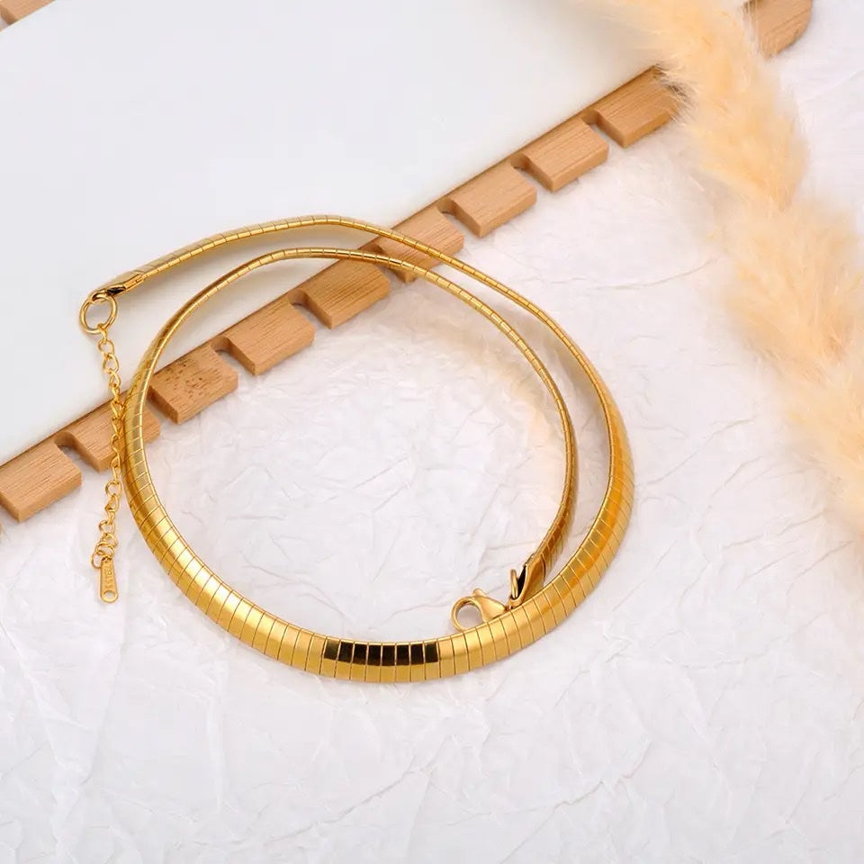 Γυναικείο Κολιέ Τσόκερ - Witel Medium Chocker (χρυσό, ασημί)