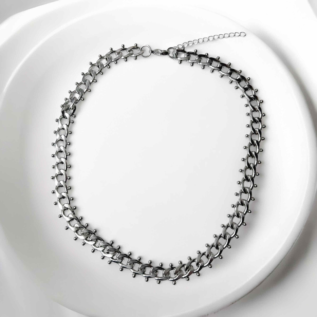 Ατσάλινη Αλυσίδα Λαιμού - Crotone Chain (χρυσό, ασημί)