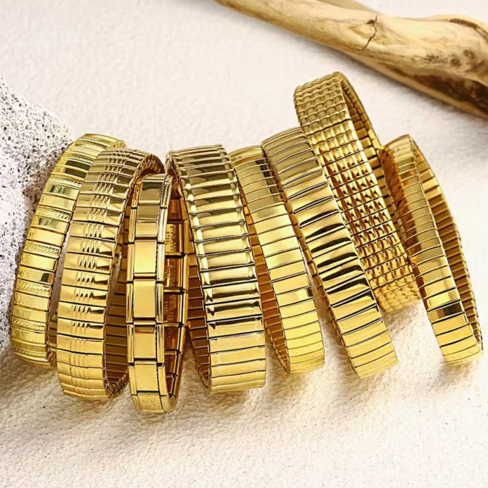 Ατσάλινο Γυναικείο Βραχιόλι -  Jallu Bracelet ( χρυσό, ασημί)