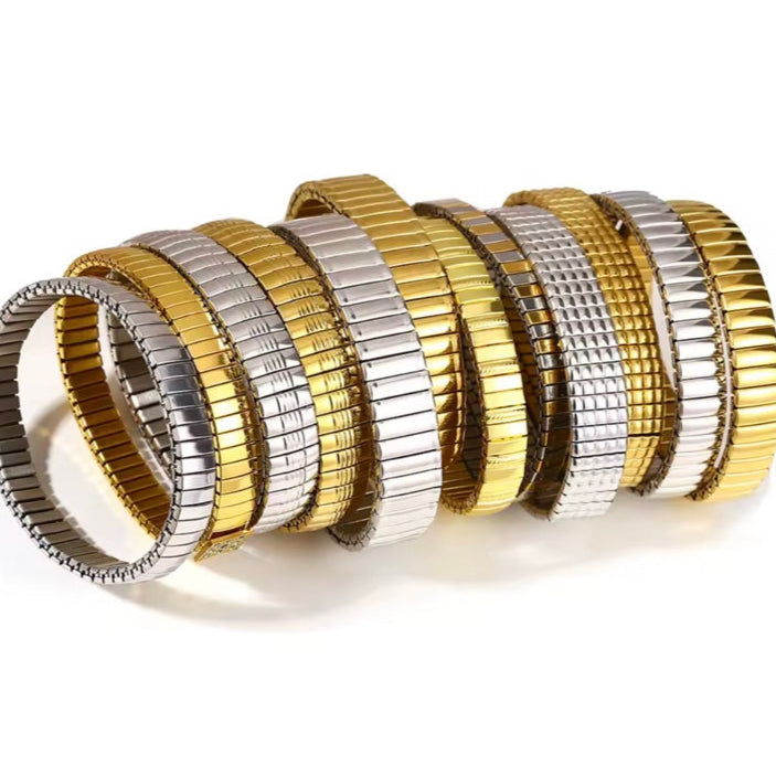 Ατσάλινο Γυναικείο Βραχιόλι -  Jallu Bracelet ( χρυσό, ασημί)