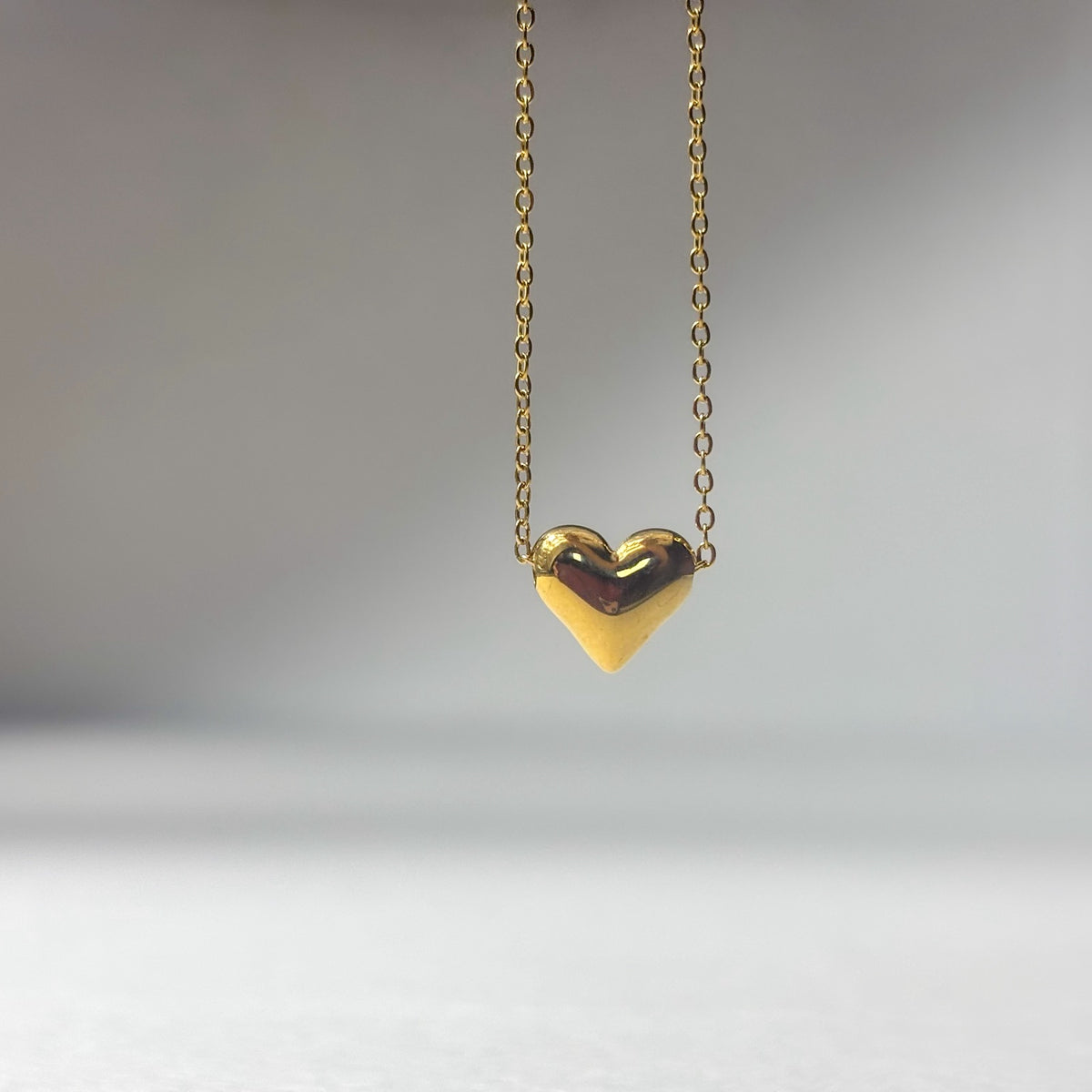Γυναικείο Ατσάλινο Κολιέ Με Καρδιά - Shirbin Necklace (χρυσό, ασημί)
