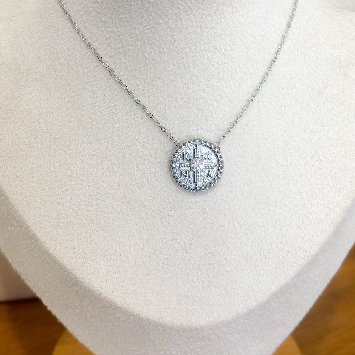 Ατσάλινο Κολιέ Με Σταυρό - Lecc Cross Necklace