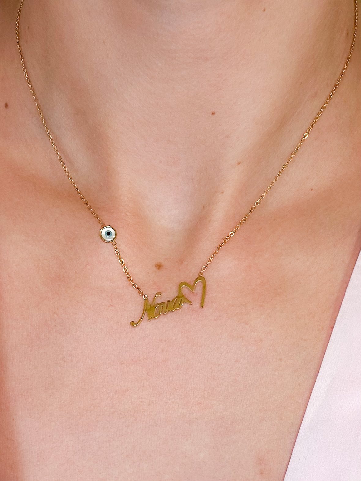 Γυναικείο Ατσάλινο Κολιέ Νονά - Nona Necklace( χρυσό, ασημί)