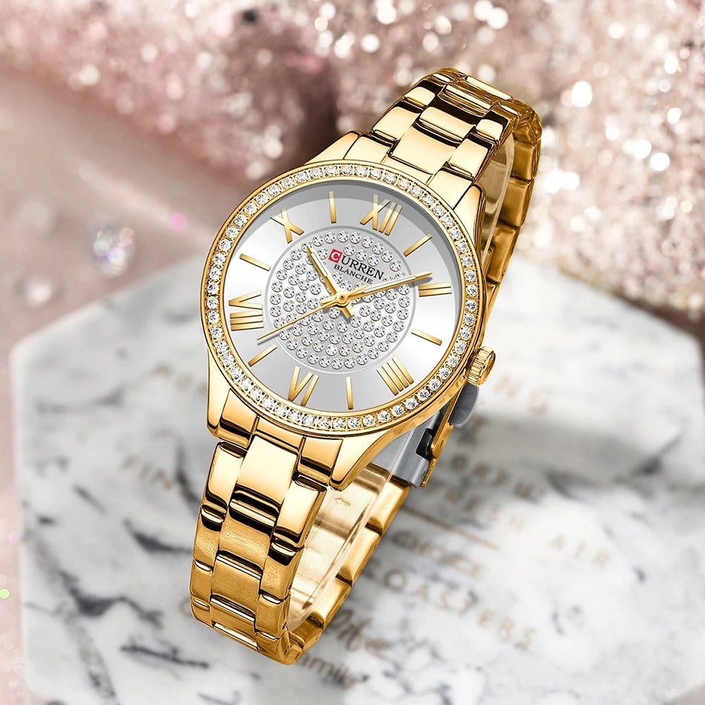 Γυναικείο Ρολόι - Curren C 9084L Gold White