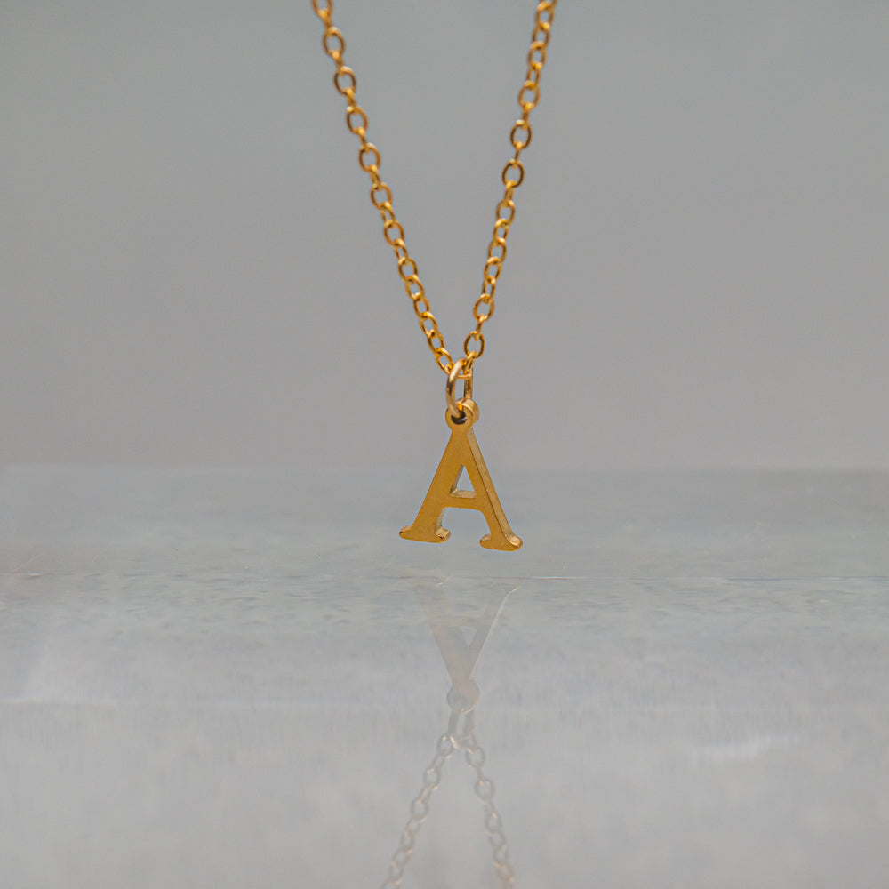 Ατσάλινο Κολιέ- Vintage Monogram