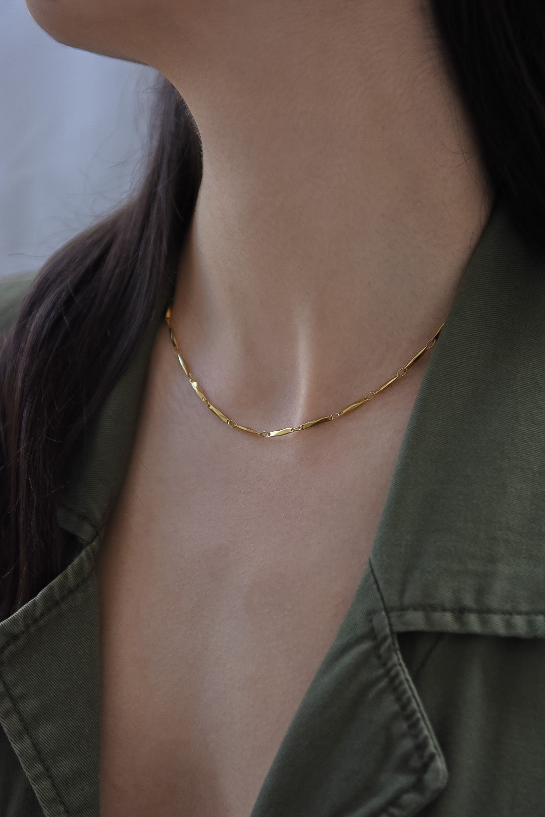 Ατσάλινη Αλυσίδα Λαιμού - Triumph Chain (χρυσό, ασημί)