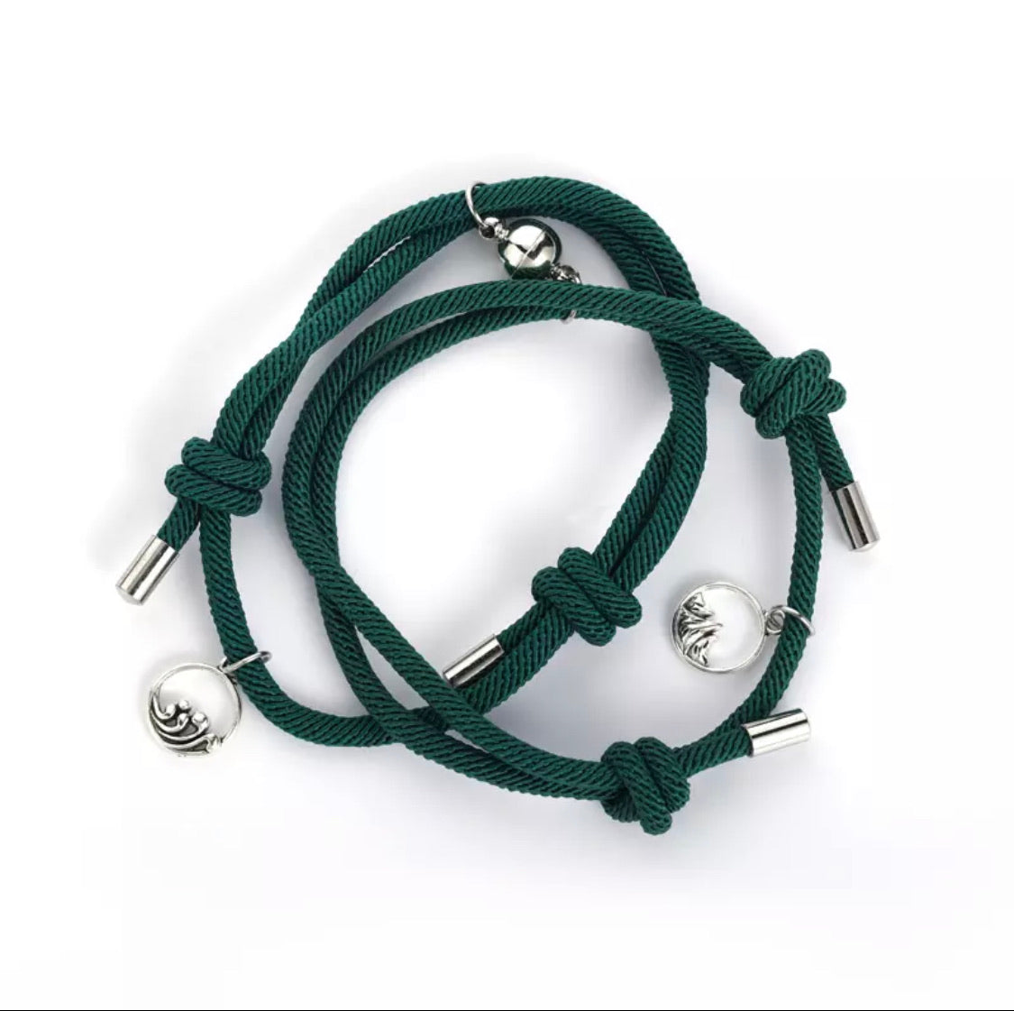 Βραχιόλια για ζευγάρια με μαγνήτη - Distance Couple Love Bracelets