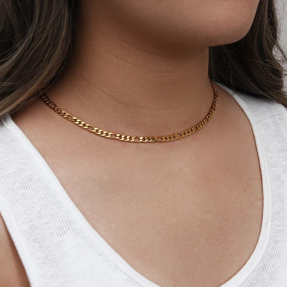 Σετ βραχιόλι + κολιέ - Cana chain set