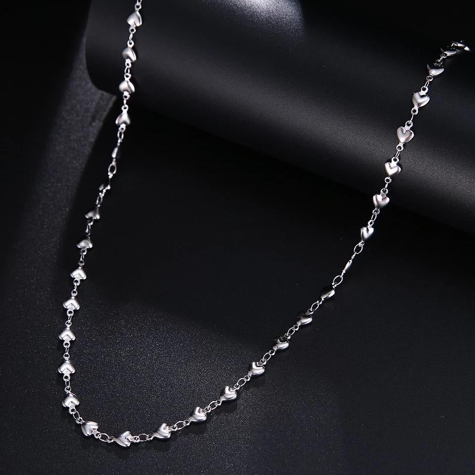 Ατσάλινη Αλυσίδα Γυαλιών - Sunglasses Chain Hearties (χρυσό, ασημί)