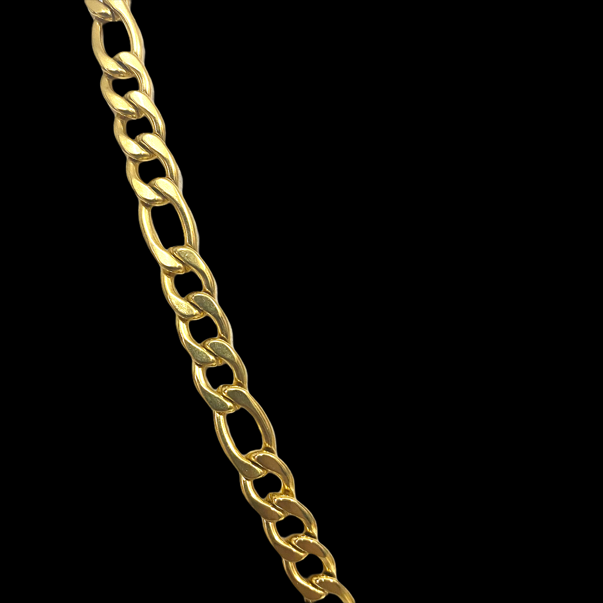 Ατσάλινη Αλυσίδα Λαιμού (Unisex ) - Figaro Chain (χρυσό-ασημί)
