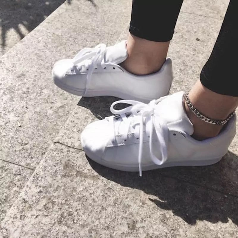 Ατσάλινη Αλυσίδα Ποδιού - Chunky Chain Anklet (χρυσό, ασημί)