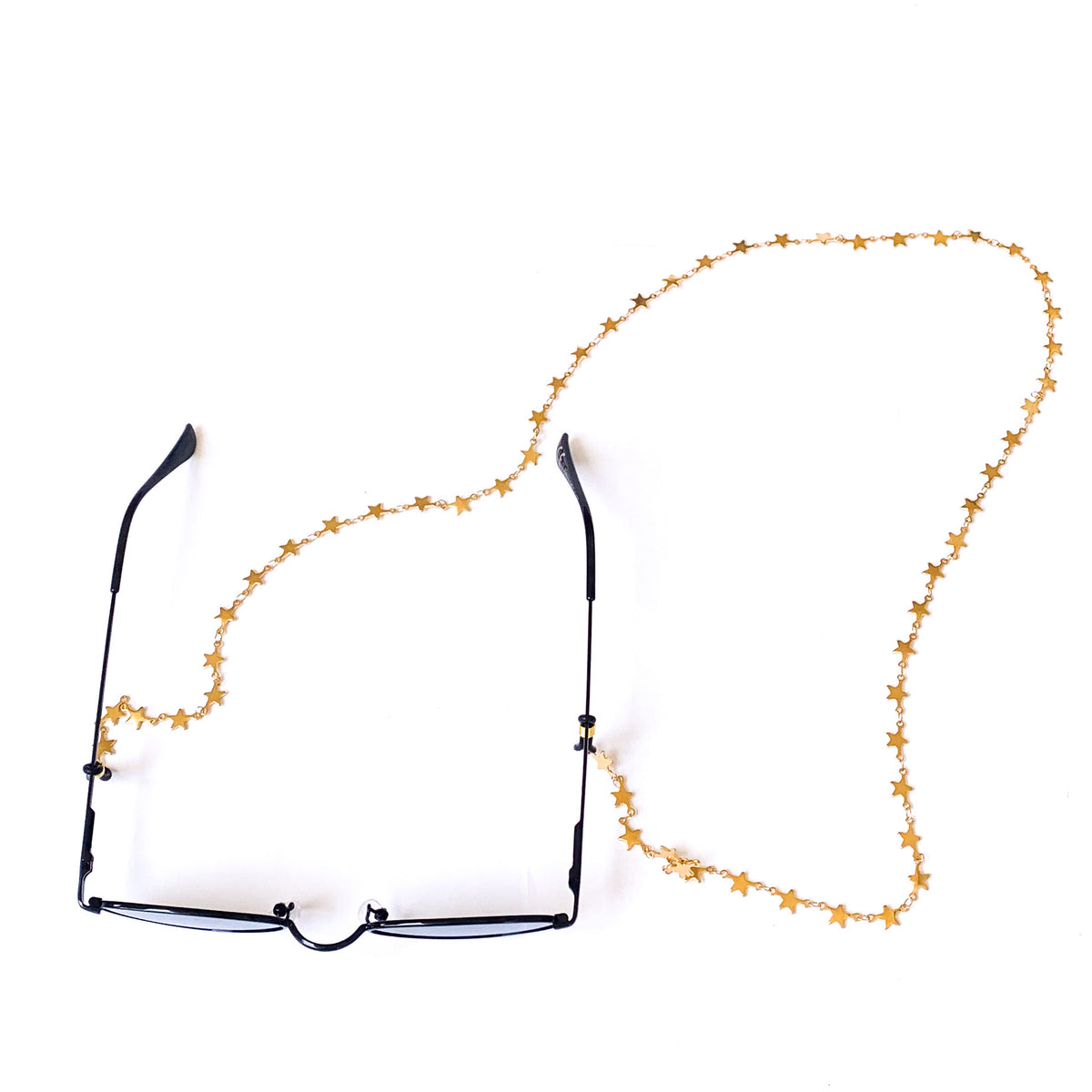 Ατσάλινη Αλυσίδα Γυαλιών - Sunglasses Chain Starry(χρυσό, ασημί)