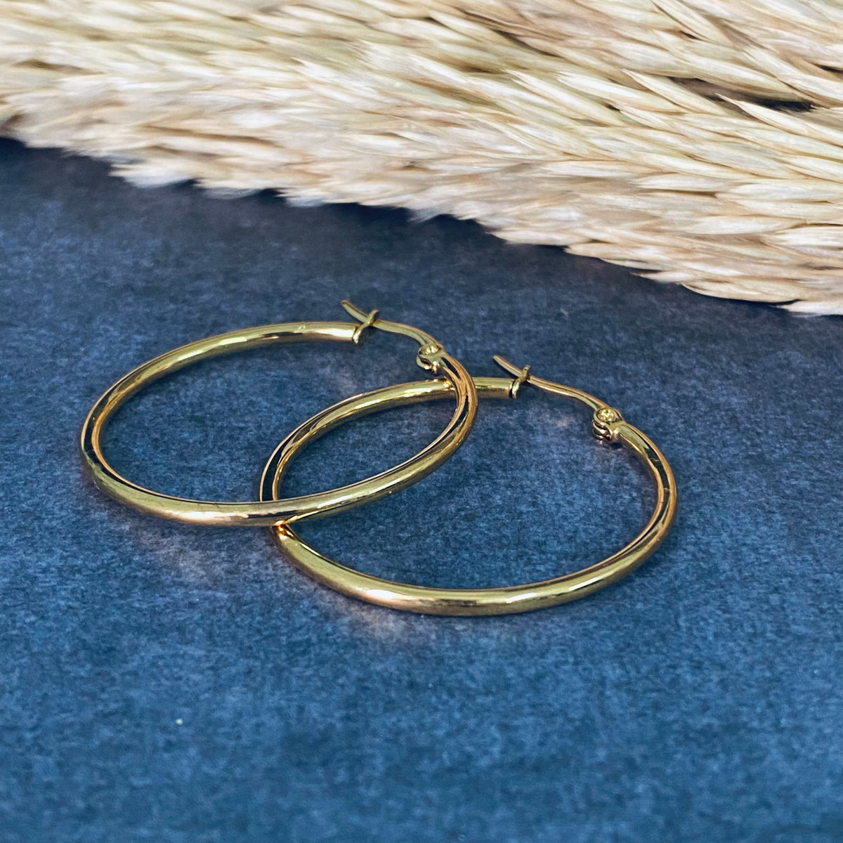 Ατσάλινα Σκουλαρίκια Κρίκοι - Hoops 40mm