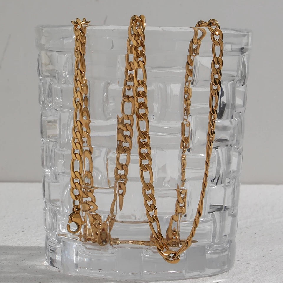 Σετ βραχιόλι + κολιέ - Cana chain set
