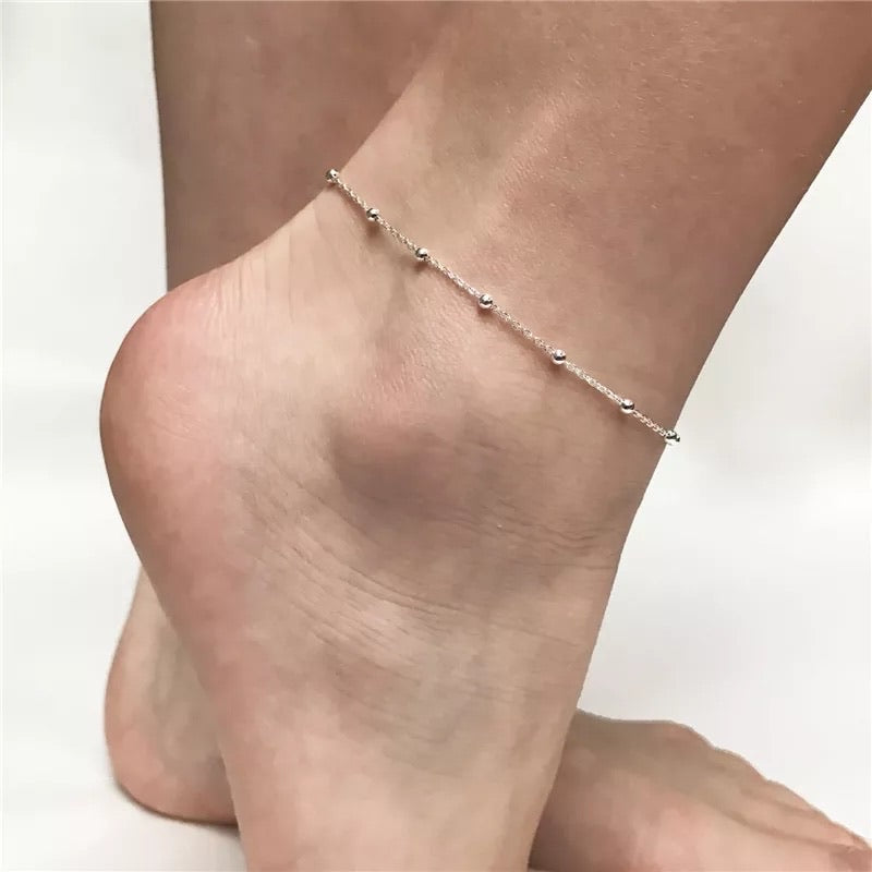 Ατσάλινη Αλυσίδα Ποδιού - Tanys Anklet ( χρυσό, ασημί)