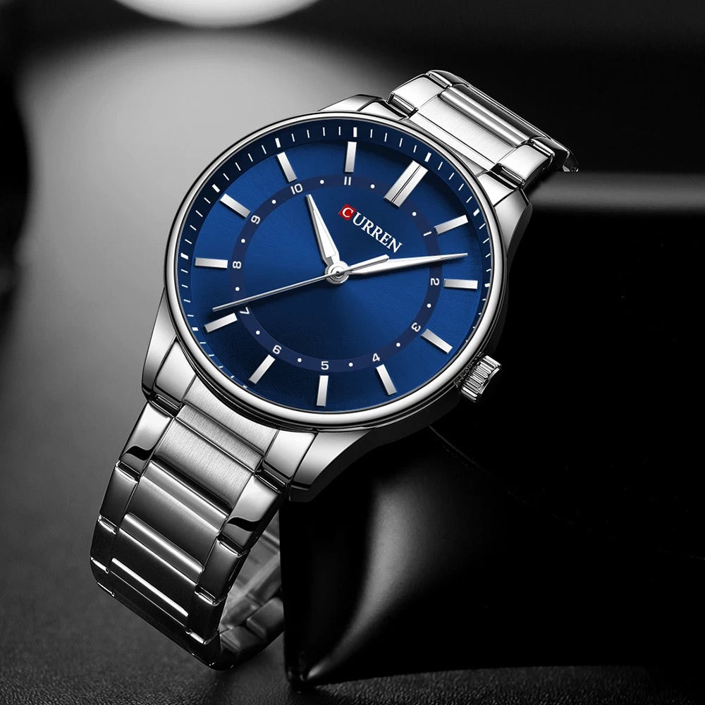 Unisex Ρολόι - Curren 8430 Blue Silver