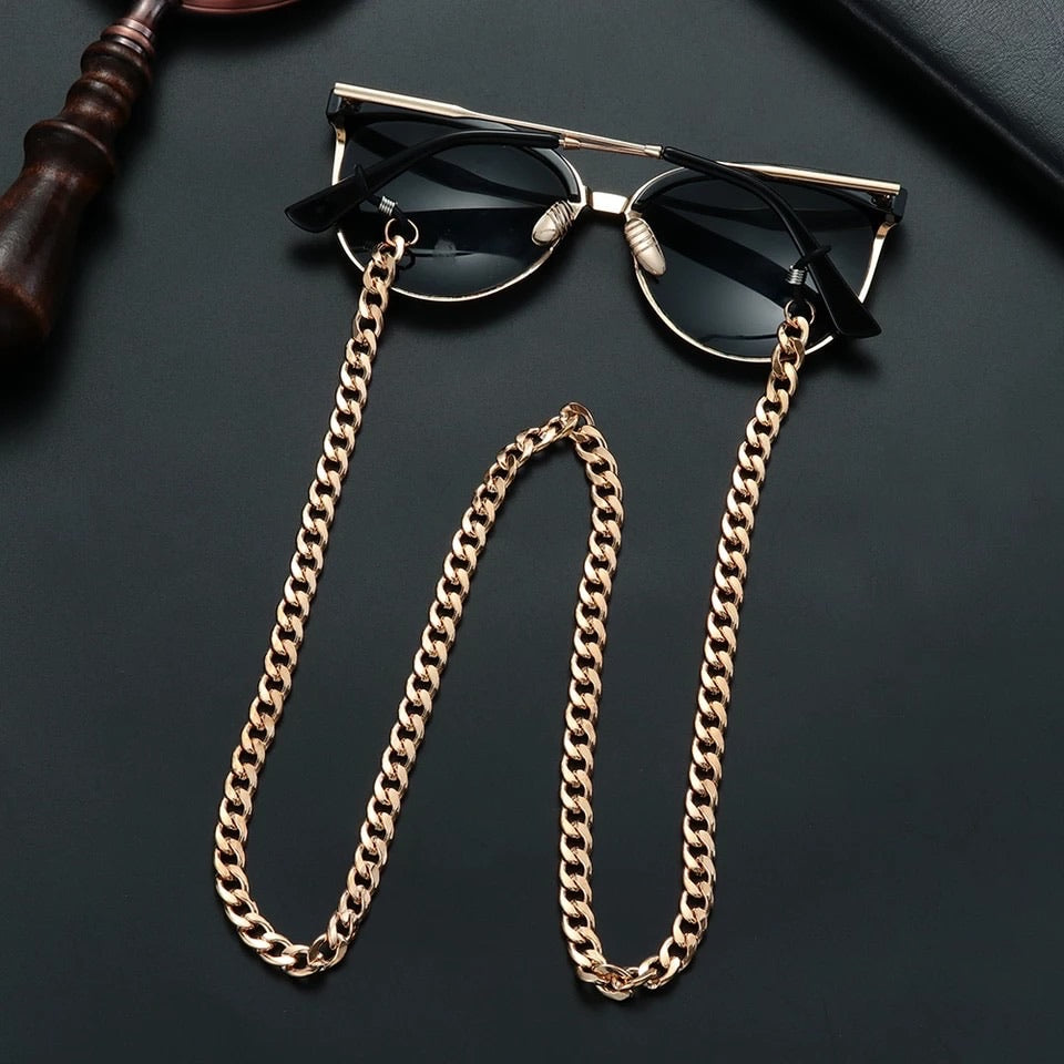 Ατσάλινη Αλυσίδα Γυαλιών - Sunglasses Chain Donot (χρυσό, ασημί)